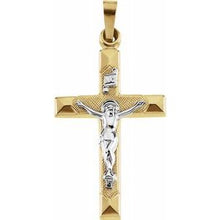 Load image into Gallery viewer, 25x17 mm Hollow Crucifix Pendant