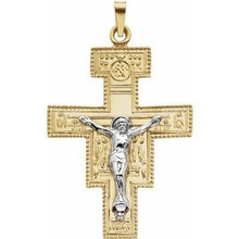 Load image into Gallery viewer, 33x25 mm San Damiano Crucifix Pendant