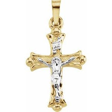 Load image into Gallery viewer, 32x23 mm Hollow Crucifix Pendant