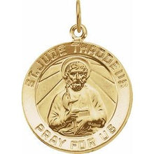 Load image into Gallery viewer, 18 mm St. Jude Medal