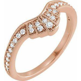 1/5 CTW Diamond Contour Band