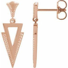 Load image into Gallery viewer, Geometric Dangle Earrings