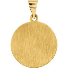 Load image into Gallery viewer, 18 mm Hollow Round St. Christopher Medal