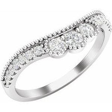 Load image into Gallery viewer, 1/4 CTW Contour Diamond Band