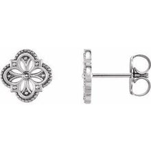 Load image into Gallery viewer, Vintage-Inspired Clover Earrings
