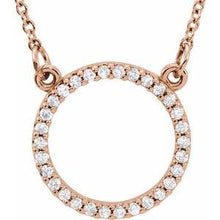 Load image into Gallery viewer, 1/8 CTW Diamond 16" Necklace