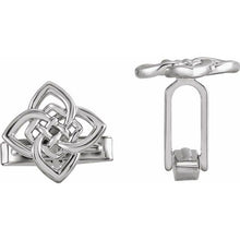 Load image into Gallery viewer, 16.2x12.2 mm Celtic-Inspired Cuff Links