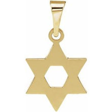Load image into Gallery viewer, 32x26 mm Star of David Pendant