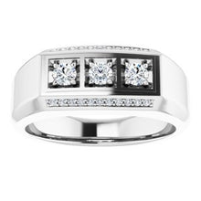 Load image into Gallery viewer, 1/2 CTW Diamond Men's Ring