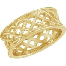 Load image into Gallery viewer, 8 mm Celtic-Inspired Band