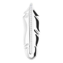 Load image into Gallery viewer, .06 CTW Diamond Feather Pendant