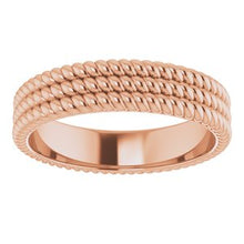 Load image into Gallery viewer, 5.25 mm 3-Layered Stacked Rope Band