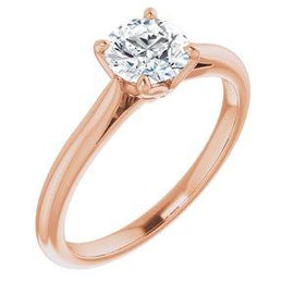 3/4 CT Lab-Grown Diamond Solitaire Engagement Ring