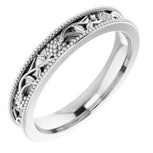 Load image into Gallery viewer, 3 mm Floral Band