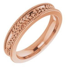 Load image into Gallery viewer, 3.65 mm Floral Band