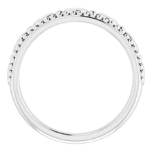 Load image into Gallery viewer, Stackable Beaded Heart Ring