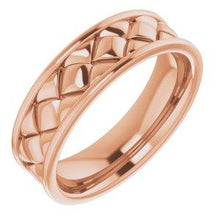 Load image into Gallery viewer, 6 mm Woven-Design Band