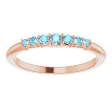 Load image into Gallery viewer, 1/6 CTW Diamond Stackable Ring