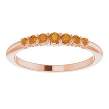 Load image into Gallery viewer, 1/6 CTW Diamond Stackable Ring