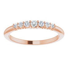 Load image into Gallery viewer, 1/6 CTW Diamond Stackable Ring