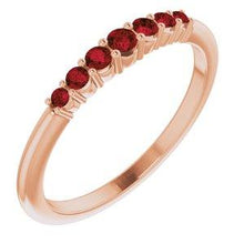 Load image into Gallery viewer, 1/6 CTW Diamond Stackable Ring
