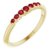 Load image into Gallery viewer, 1/6 CTW Diamond Stackable Ring