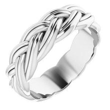 Load image into Gallery viewer, 6 mm Woven-Design Band