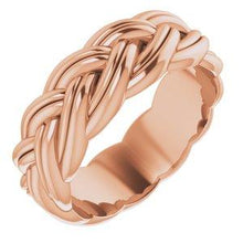 Load image into Gallery viewer, 6 mm Woven-Design Band