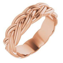 Load image into Gallery viewer, 6 mm Woven-Design Band