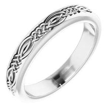 Load image into Gallery viewer, 3.2 mm Celtic-Inspired Band