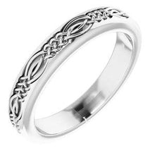 Load image into Gallery viewer, 3.2 mm Celtic-Inspired Band