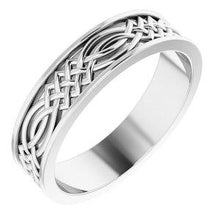 Load image into Gallery viewer, 6 mm Celtic-Inspired Band