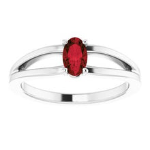 Load image into Gallery viewer, Chatham® Created Alexandrite Solitaire Youth Ring