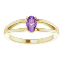 Load image into Gallery viewer, Chatham® Created Alexandrite Solitaire Youth Ring