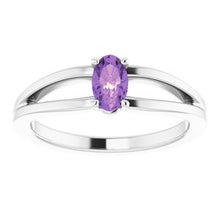Load image into Gallery viewer, Chatham® Created Alexandrite Solitaire Youth Ring