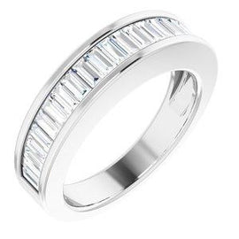 1 CTW Diamond Baguette Anniversary Band