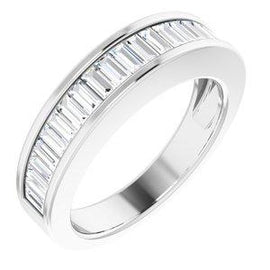 1 CTW Diamond Baguette Anniversary Band