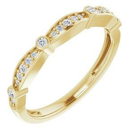 1/8 CTW Diamond Stackable Anniversary Band