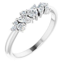 Load image into Gallery viewer, 1/3 CTW Diamond Multi-Shape Ring