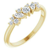 Load image into Gallery viewer, 1/3 CTW Diamond Multi-Shape Ring