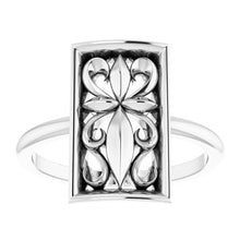 Load image into Gallery viewer, Vintage-Inspired Cross Ring