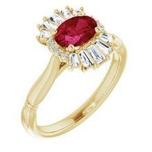 Load image into Gallery viewer, 1 CTW Diamond Halo-Style Ring