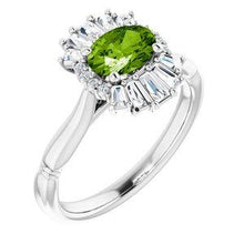 Load image into Gallery viewer, 1 CTW Diamond Halo-Style Ring