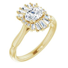 Load image into Gallery viewer, 1 CTW Diamond Halo-Style Ring