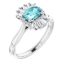 Load image into Gallery viewer, 1 CTW Diamond Halo-Style Ring