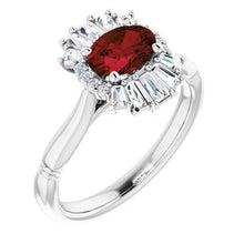 Load image into Gallery viewer, 1 CTW Diamond Halo-Style Ring