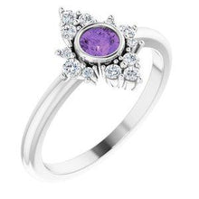 Load image into Gallery viewer, 1/5 CTW Diamond Ring