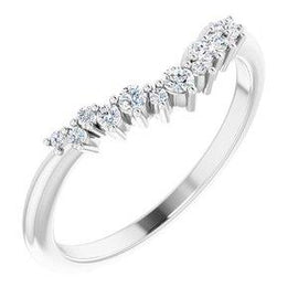 1/6 CTW Diamond Contour Band