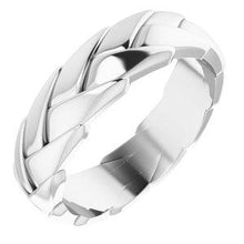Load image into Gallery viewer, 6 mm Woven-Design Band