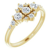 Load image into Gallery viewer, 1/2 CTW Diamond Stackable Ring